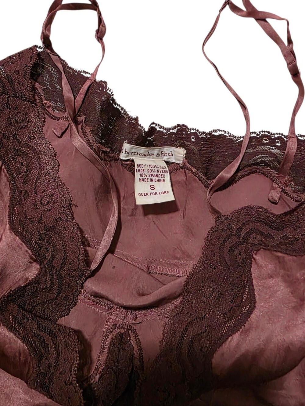 Abercrombie vintage silk lace camisole top - Picture 4 of 5